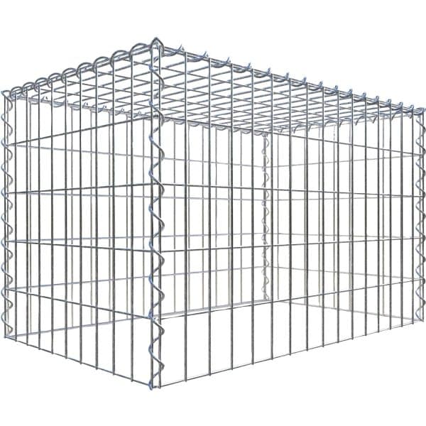 Gabiona Gabione-Anbaukorb Typ 3 50 x 80 x 50 cm Maschenw 5 x 10 cm