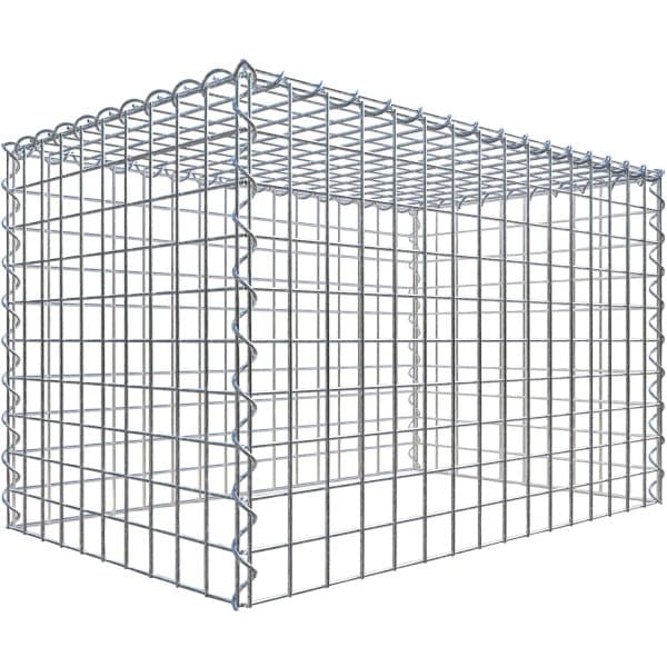 Gabiona Gabione-Anbaukorb Typ 3 50 x 80 x 50 cm Maschenw 5 x 5 cm