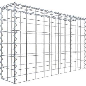 Gabiona Gabione-Anbaukorb Typ 3 60 x 100 x 20 cm Maschenw 10 x 10 cm