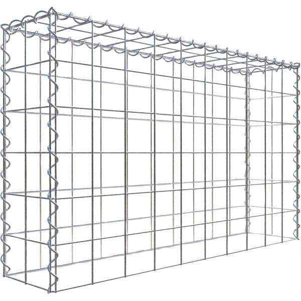 Gabiona Gabione-Anbaukorb Typ 3 60 x 100 x 20 cm Maschenw 10 x 10 cm