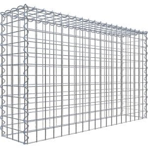 Gabiona Gabione-Anbaukorb Typ 3 60 x 100 x 20 cm Maschenw 5 x 5 cm