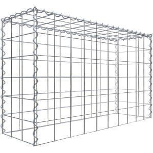 Gabiona Gabione-Anbaukorb Typ 3 60 x 100 x 30 cm Maschenw 10 x 10 cm