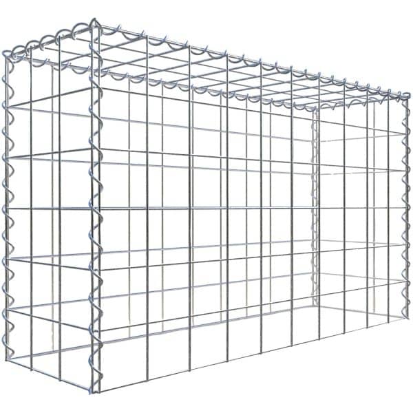 Gabiona Gabione-Anbaukorb Typ 3 60 x 100 x 30 cm Maschenw 10 x 10 cm