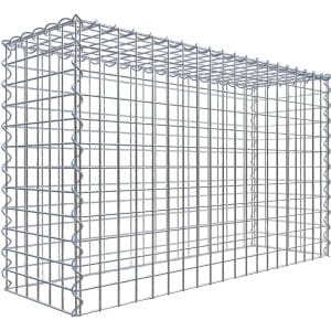 Gabiona Gabione-Anbaukorb Typ 3 60 x 100 x 30 cm Maschenw 5 x 5 cm