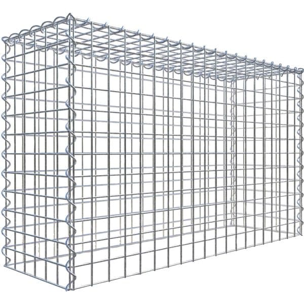 Gabiona Gabione-Anbaukorb Typ 3 60 x 100 x 30 cm Maschenw 5 x 5 cm