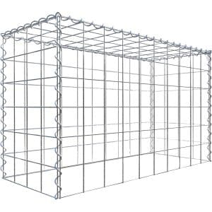 Gabiona Gabione-Anbaukorb Typ 3 60 x 100 x 40 cm Maschenw 10 x 10 cm