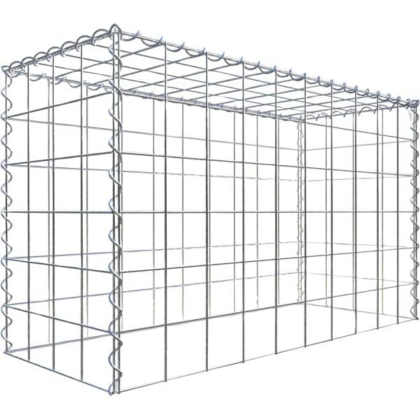 Gabiona Gabione-Anbaukorb Typ 3 60 x 100 x 40 cm Maschenw 10 x 10 cm