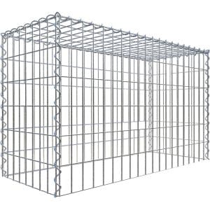 Gabiona Gabione-Anbaukorb Typ 3 60 x 100 x 40 cm Maschenw 5 x 10 cm
