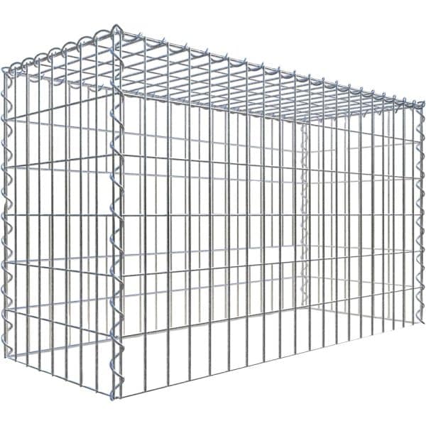 Gabiona Gabione-Anbaukorb Typ 3 60 x 100 x 40 cm Maschenw 5 x 10 cm
