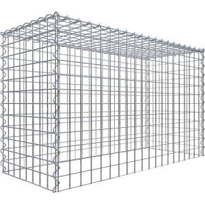 Gabiona Gabione-Anbaukorb Typ 3 60 x 100 x 40 cm Maschenw 5 x 5 cm