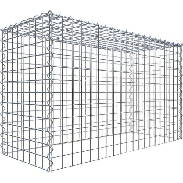 Gabiona Gabione-Anbaukorb Typ 3 60 x 100 x 40 cm Maschenw 5 x 5 cm