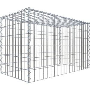 Gabiona Gabione-Anbaukorb Typ 3 60 x 100 x 50 cm Maschenw 5 x 10 cm