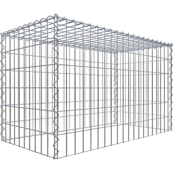 Gabiona Gabione-Anbaukorb Typ 3 60 x 100 x 50 cm Maschenw 5 x 10 cm