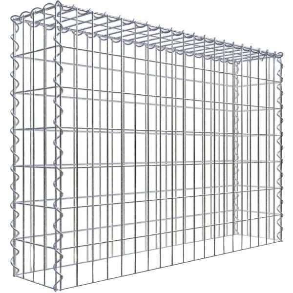 Gabiona Gabione-Anbaukorb Typ 3 70 x 100 x 20 cm Maschenw 5 x 10 cm