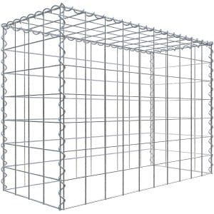 Gabiona Gabione-Anbaukorb Typ 3 70 x 100 x 40 cm Maschenw 10 x 10 cm