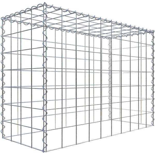Gabiona Gabione-Anbaukorb Typ 3 70 x 100 x 40 cm Maschenw 10 x 10 cm