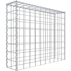 Gabiona Gabione-Anbaukorb Typ 3 80 x 100 x 20 cm Maschenw 10 x 10 cm
