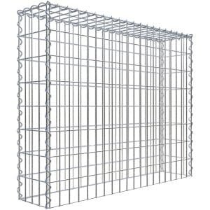 Gabiona Gabione-Anbaukorb Typ 3 80 x 100 x 20 cm Maschenw 5 x 10 cm