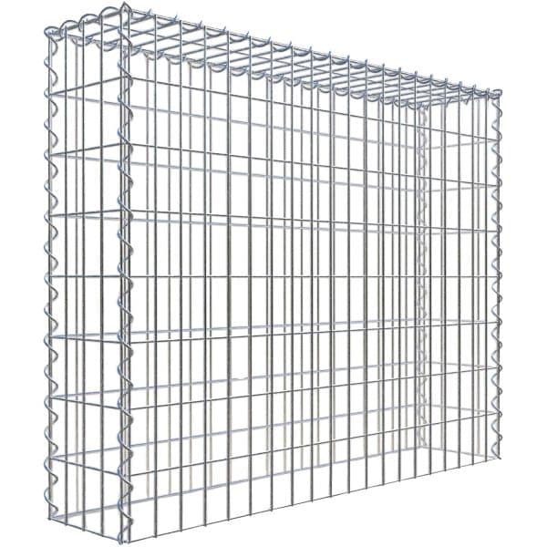 Gabiona Gabione-Anbaukorb Typ 3 80 x 100 x 20 cm Maschenw 5 x 10 cm