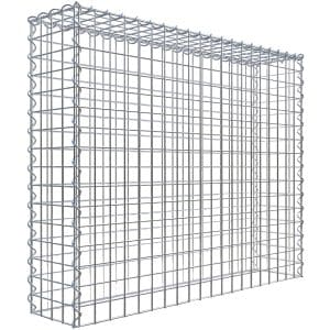 Gabiona Gabione-Anbaukorb Typ 3 80 x 100 x 20 cm Maschenw 5 x 5 cm