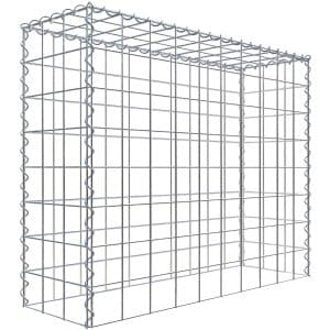 Gabiona Gabione-Anbaukorb Typ 3 80 x 100 x 30 cm Maschenw 10 x 10 cm