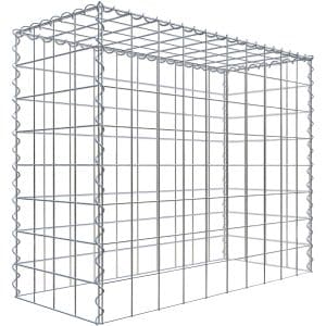 Gabiona Gabione-Anbaukorb Typ 3 80 x 100 x 40 cm Maschenw 10 x 10 cm