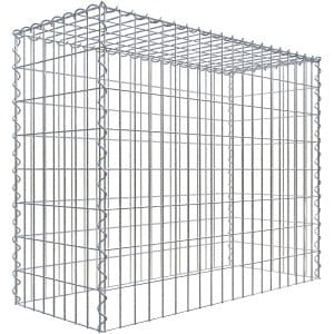 Gabiona Gabione-Anbaukorb Typ 3 80 x 100 x 40 cm Maschenw 5 x 10 cm