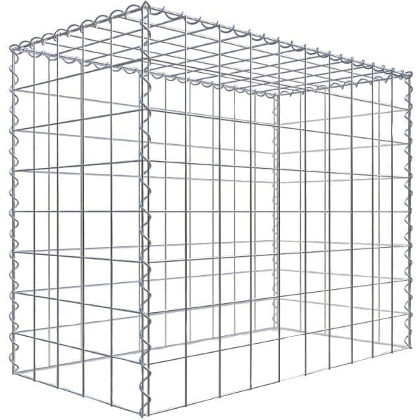 Gabiona Gabione-Anbaukorb Typ 3 80 x 100 x 50 cm Maschenw 10 x 10 cm