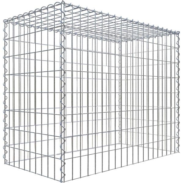Gabiona Gabione-Anbaukorb Typ 3 80 x 100 x 50 cm Maschenw 5 x 10 cm