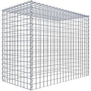 Gabiona Gabione-Anbaukorb Typ 3 80 x 100 x 50 cm Maschenw 5 x 5 cm
