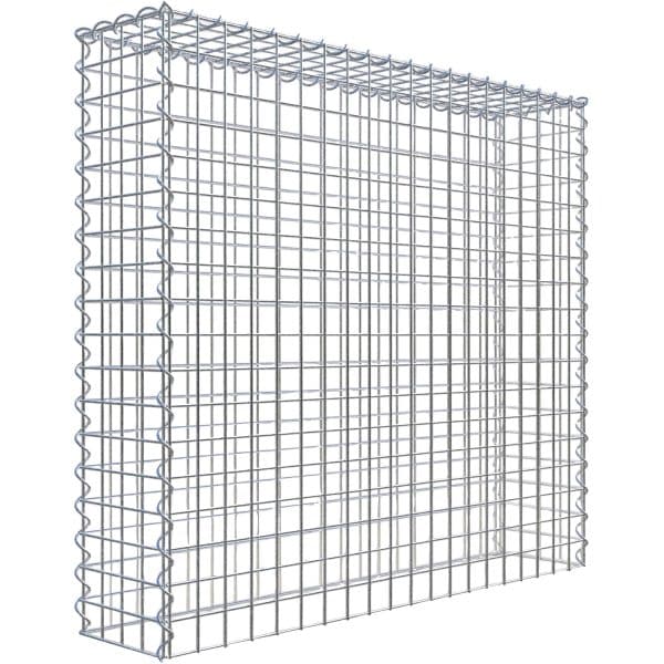 Gabiona Gabione-Anbaukorb Typ 3 90 x 100 x 20 cm Maschenw 5 x 5 cm