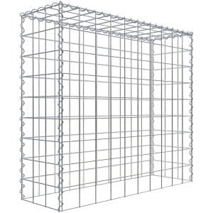 Gabiona Gabione-Anbaukorb Typ 3 90 x 100 x 30 cm Maschenw 10 x 10 cm