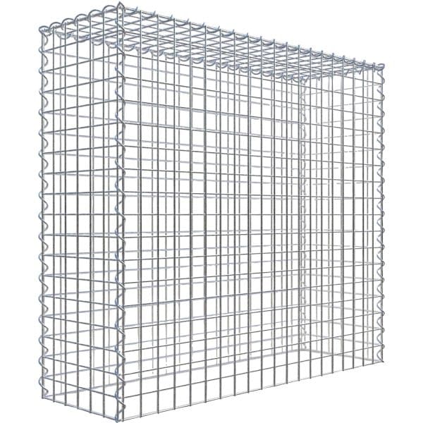 Gabiona Gabione-Anbaukorb Typ 3 90 x 100 x 30 cm Maschenw 5 x 5 cm
