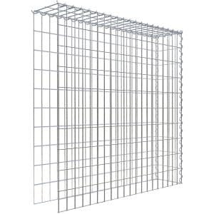 Gabiona Gabione-Anbaukorb Typ 4 100 x 100 x 20 cm Maschenw 5 x 10 cm