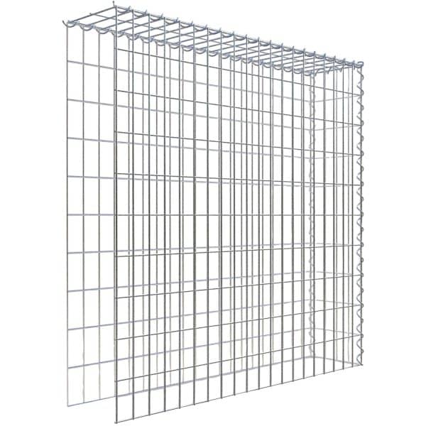 Gabiona Gabione-Anbaukorb Typ 4 100 x 100 x 20 cm Maschenw 5 x 10 cm