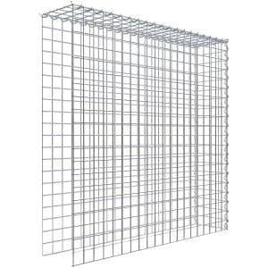 Gabiona Gabione-Anbaukorb Typ 4 100 x 100 x 20 cm Maschenw 5 x 5 cm