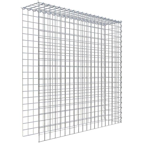 Gabiona Gabione-Anbaukorb Typ 4 100 x 100 x 20 cm Maschenw 5 x 5 cm