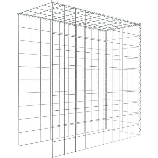 Gabiona Gabione-Anbaukorb Typ 4 100 x 100 x 40 cm Maschenw 10 x 10 cm