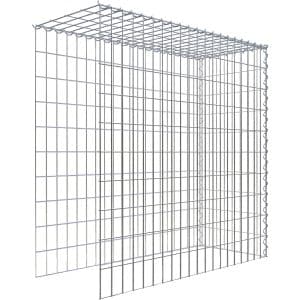 Gabiona Gabione-Anbaukorb Typ 4 100 x 100 x 40 cm Maschenw 5 x 10 cm