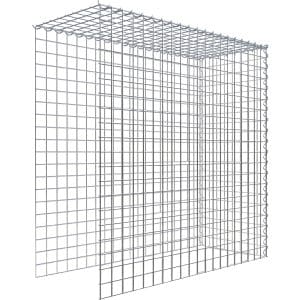 Gabiona Gabione-Anbaukorb Typ 4 100 x 100 x 40 cm Maschenw 5 x 5 cm