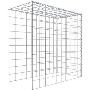 Gabiona Gabione-Anbaukorb Typ 4 100 x 100 x 50 cm Maschenw 10 x 10 cm