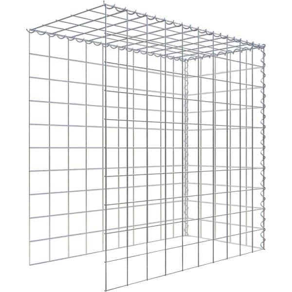 Gabiona Gabione-Anbaukorb Typ 4 100 x 100 x 50 cm Maschenw 10 x 10 cm