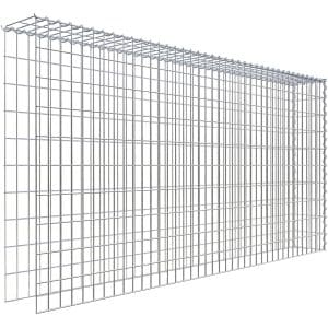 Gabiona Gabione-Anbaukorb Typ 4 100 x 200 x 20 cm Maschenw 5 x 10 cm