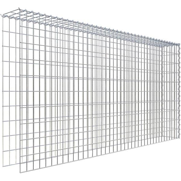 Gabiona Gabione-Anbaukorb Typ 4 100 x 200 x 20 cm Maschenw 5 x 10 cm