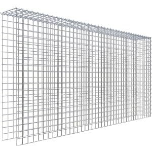 Gabiona Gabione-Anbaukorb Typ 4 100 x 200 x 20 cm Maschenw 5 x 5 cm