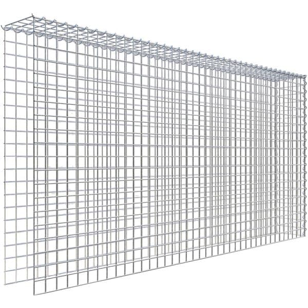 Gabiona Gabione-Anbaukorb Typ 4 100 x 200 x 20 cm Maschenw 5 x 5 cm