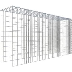 Gabiona Gabione-Anbaukorb Typ 4 100 x 200 x 40 cm Maschenw 5 x 10 cm