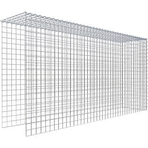 Gabiona Gabione-Anbaukorb Typ 4 100 x 200 x 40 cm Maschenw 5 x 5 cm