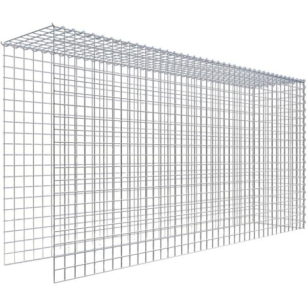 Gabiona Gabione-Anbaukorb Typ 4 100 x 200 x 40 cm Maschenw 5 x 5 cm