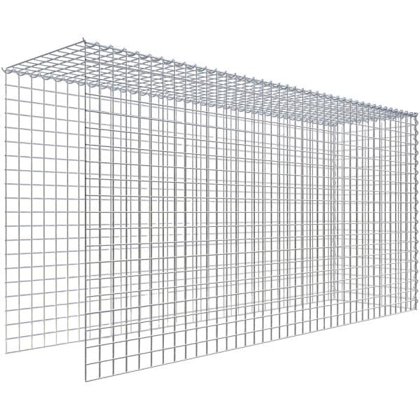 Gabiona Gabione-Anbaukorb Typ 4 100 x 200 x 50 cm Maschenw 5 x 5 cm